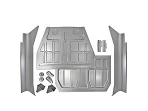 Kit plancher et bas de caisse. Porsche 356B T6 / 356C - 64450105003, 64450100206, 64450100207, 64450106900, 64450107000, 64450104900, 64450154005, 64450101700, 64450101800, 64450101706, 64450101806, PCG50105106, 64450105106, 64450105300, 64450100205, 64450115000, 64450157006 - PP119, PP120L, PP120R, PP121, PP122, PP118