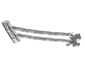 Cadre de support de grille de pare-chocs avant. Porsche 991.2 Turbo 2017>> - 99150570100OK1, 99150570200OK1