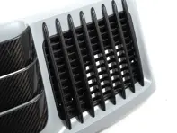 Rennline Heckklappenlamellen aus Kohlefaser. Porsche 991.2 Turbo S - 99151257140041, 99151257140 - E394