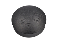 Pommeau de levier de vitesse en alliage gravé, noir. Porsche 964 Carrera - 95042412000, 95042412001 - GI964B