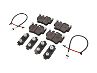 FRONT Brake pads, sensors, shims kit Porsche Boxster 986 S 3.2L ABS - 99635294903, 99635108802, 99661236501