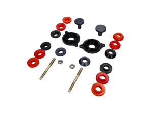 Halbfeste, abstimmbare Motorlager, Paar. Porsche 991 - 99137504901, 99137504902, 99137504904