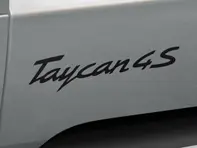 Model designation on doors. Porsche Taycan 4S - 9J104480001, 9J104480001041, 9J10448000184A, 9J104480001V04, 9J10448000124K