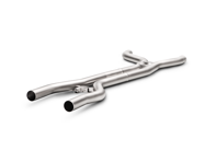 Akrapovic Evolution Link Pipe Set (Titanium). Porsche Cayenne Turbo / GTS (958 FL) 2015-17 - E-PO/T/3 - E-PO/T/3