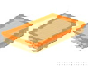 Luftfilter. Porsche 944 1982-88 / 924S - 94411018602 - C31101