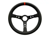 Lenkrad Eau Rouge Sport Air Cooled Leder mit orangen Blinkern 350mm. Porsche 911 / 964 / 993 / 924 / 944 / 968 / 928 - 74101, 74100
