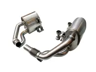 Sekundär-Sportauspuffanlagen DesignTek für Porsche 991.1 - 126343-01, 99111132101, 99111132103, 99111132501, 99111132503, 99111132502, 99111132201, 99111132203, 99111132601, 99111132603, 99111132602