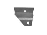 Side bumper bracket rear. Porsche 356 Pre-A 1950-52 - PP126PAL, P126PAL, P126PAR, PP126PAR