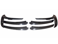 Inserts de sortie d'air de pare-chocs avant, en fibre de carbone. Porsche 991,1 Turbo - 99150552502G2X - SF/C/99104480076/TB