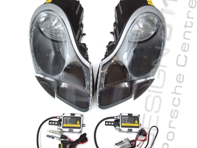 Headlamp Clear and HID Kit Porsche 986 Boxster / 996 - 98663113221, 98663113121, 99663104502, 99663104602, HIDH7PRO6K