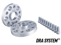Wielspacers H&R DRA TRAK+ Systeem in zilver PCD5x130 voor Porsches