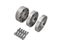 Entretoises de roue H&R DRA TRAK+ System en argent PCD5x130 pour Porsche