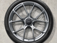 20'/21' 992 (911) GT3 alloy wheel set in Brilliant Chrome Metallic Original Porsche - 992044680CC