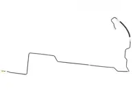 Druckleitung der Servolenkung. Porsche 986 Boxster / 996 >>2001 Rechtslenker - 99634745204, 99634745231