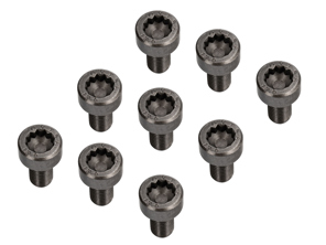 Flywheel bolt, SET OF 9. Porsche 911 / 924S / 944 / 964 / 968 - 93010220600, 93010220601 - 1234