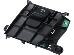 Fensterheberschalter, Beifahrerseite. Porsche 997 / 987 Boxster / 987C Cayman ab 2006, Linkslenker - 99761315604, 99761315605, 99761315604A05, 99761315605A05 - URO-019303