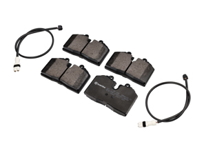 Satz Bremsbeläge und Sensoren HINTEN. Porsche 928 S2 / 928 S4 Brembo - 96435193905, 92861231302, 95135193901, 95135193904, 96435193902, 96435193903, 92861231304