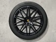 Cayenne RS Spyder Design 21" en noir (brillant) jantes en alliage et pneus été Porsche d'origine - 9Y0044663F