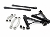 Kit de triangles de suspension arrière supérieurs et inférieurs, essieu arrière. Porsche 958.1 Cayenne GTS / 958.2 Cayenne - 95831104111, 95831104110, 95831104211, 95831104210, 95533104900, 95533105000, 7L0505397, 7L0505398, 95533104710, 7L0505323A, 95833104500, 95833104600, 95834158800