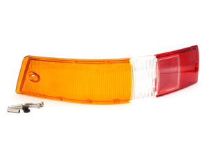 Cabochon de clignotant arrière SANS jante. Porsche 911 - 91163192304, 91163192404, 14878/S, 14878/D