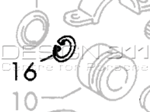 Sicherungsring am Querlenker. Porsche 911/912 65-67 - 90004200501