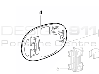 Flügel Benzinklappe. Porsche 997