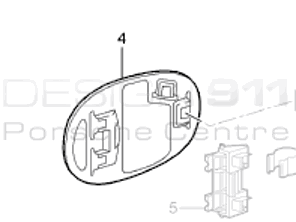 Wing Petrol Flap. Porsche 997