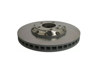 Brake disc rotor, Front, Light Weight Smooth, 380x38mm. Porsche Cayenne 955 Turbo S / 957 Turbo / 957 Turbo S (OE No 95535140161 and 95535140261) - 95535140160, 95535140161, 958615301, 95535140260, 95535140261, 958615302 - PFL47517, PFR47518