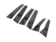 Door pillar trim cover set Carbon Fibre. Porsche 95B.1 Macan 2014-18 - 95B853317C, 95B853318C, 95B853351C, 95B853352C, 95B853589C, 95B853590C - E436 GLOSS, E436 MATTE