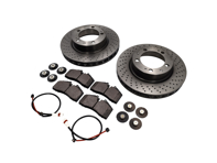 FRONT Brake Pads and Brake Disc Package for Porsche 993 C2/4 1994-97 - 99335104301, 99335104401, 99335193905, 96461236302, 96535109600, 96435109601, 92835139304, 92835193005, 92835193006, 92835193016, 92835193900, 92835193901, 92835193902, 92835193904, 94435193902, 95935194901, 95935194903, 96535193000, 96535193003, 96535193004, 96535193900, 96535193901, 96535193902, 96535193903, 96535193904, 99309435161, 99309435161F, 99309435166, 99335193001, 99335193060, 99335193901, 99335193904, 99335293004, 96461236301, 96461221100, 96461236300