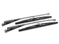 Wiper arm with blades, front, SET OF 2, Black. Porsche 911 1965-94 - 9500003, 90162893000