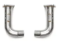 Abgas-Catbypass-Rohre. Porsche 991.2 Turbo / Turbo S - 99711300930, 997113009AX, 99711301030, 997113010AX