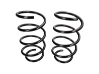 Achter schroefveren (paar) - Blauwe/gele markeringen - voor Porsche 986 Boxster 2.5L / 2.7L (5-versnellingsbak handgeschakeld) 1997-2002 - 98633353104504