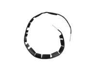 Voorbumper naar spatbord afdichting, LINKS. Porsche 993 - 99350554300, 99350554400 - URO-010808, URO-010809