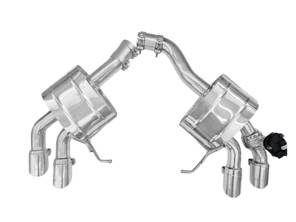 Silenciador trasero de escape deportivo Porsche 95B.2 Macan S 2019-2020 - 95B253611PY, 95B253612JY - TSPOMACU19.003.A