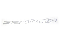 924 - Stemma Adesivo Argento Porsche 924 1976-85 - 477853627C, 477853627