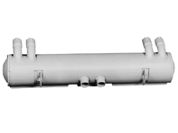 Exhaust muffler / silencer rear box. Porsche 356 B/C  / 912 - 92.301, 92301, 1620600400, 61611101605 - 92.301, 1620600400
