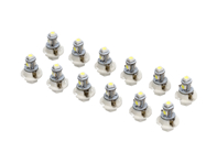 仪表板 LED 灯泡 12 件套 B8.4 亮白色 - 96463192098