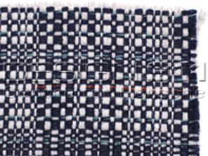 Porsche Classic Stoff JUBILEE BLAU - WEISS *MUSTER - P9111294