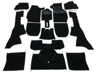 Complete interior carpet set for Porsche 911 65-68 Coupe RHD