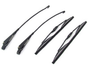 Juego de brazos y escobillas de limpiaparabrisas, coches con volante a la derecha. Porsche 911 68-77 / 912 / 914 - 91462831SET, WSN130