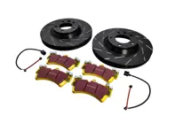 Kit de disques et plaquettes de frein sport avant. Porsche 955 Cayenne S V8 - 95535140151, 95535140251, 95535140150, 95535140250, 95535193912, 95535193913, 95535193914, 95535193916, 95535193910, 95561236502