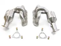 Collecteur / collecteur d'échappement DesignTek avec dérivation de catalyseur pour Porsche 987.2 Boxster / 987.2 Cayman - 3606109875, 98711310133, 987113101AX, 98711310233, 987113102AX