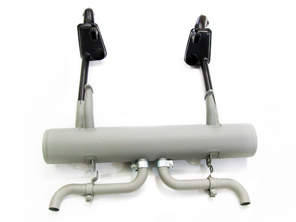 Échappement avec échangeurs de chaleur et kit de tuyau d'échappement. Porsche 356B - 64421100300, 1623102970, 64421100400, 61611100660, 1620701510, 61611101005