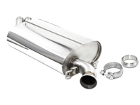 Sport rear silencer for - Porsche 968 M44-43 CARGRAPHIC N-GT - 94411104111, 94411104901