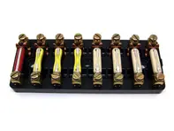 Caja de fusibles de 8 polos. Porsche 911 1974-89 / 930 1975-77 - 91161208701, 1699300400