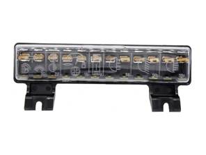 Fuse board with symbol cover 12 fuse. Porsche 914 1970-76 - 91461231510, 91461231610 - 914-612-315-10