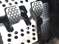 Pedaliera in alluminio ricavato dal pieno Porsche 964 993