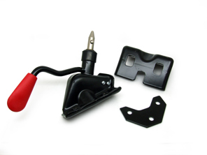 Hardtop-Verriegelung B-Säule. Porsche 987 Boxster - 98756340401, 98756340301