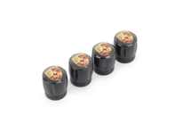 Decorative Valve Cap Set of 4 for Porsche - 99104460267, 99104460268, 99104460269